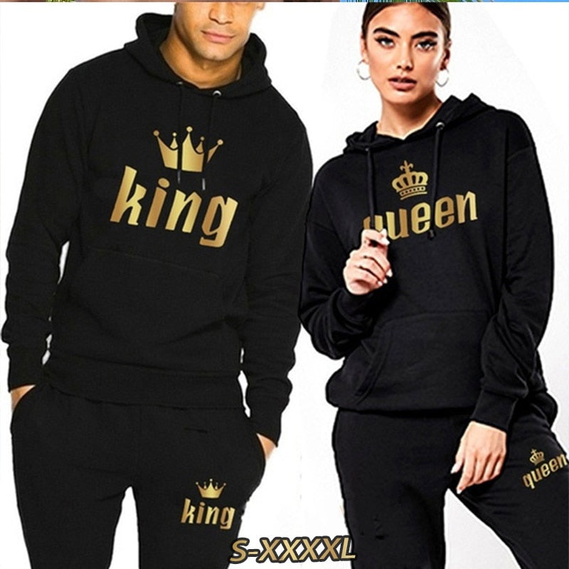 KING & QUEEN Couple Sportwear